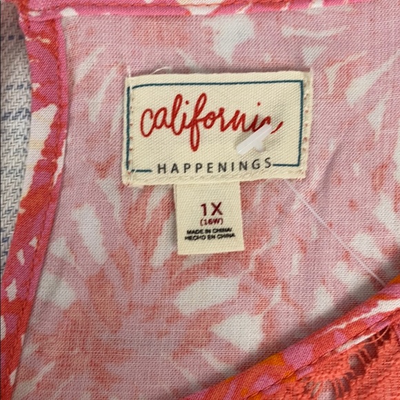 Plus Size California Happenings Tunic/Short Dress - Picture 5 of 6